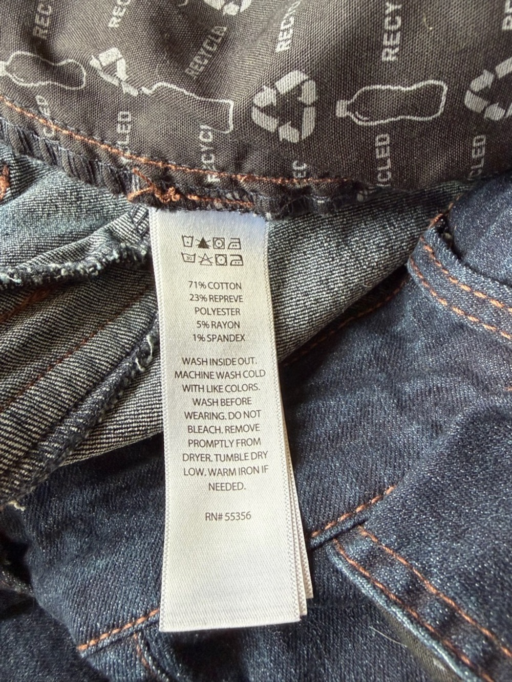 Rachel Zoe Straight Leg Cropped Capri Blue Jeans Size 8 - Picture 5 of 5